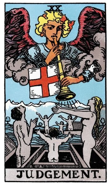 O Julgamento, XX, gravura de 1909
